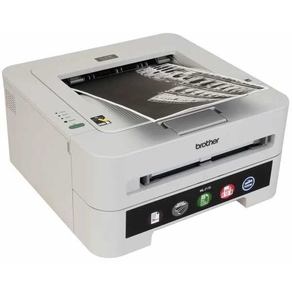 brother hl 2130 mono laser printer left side view