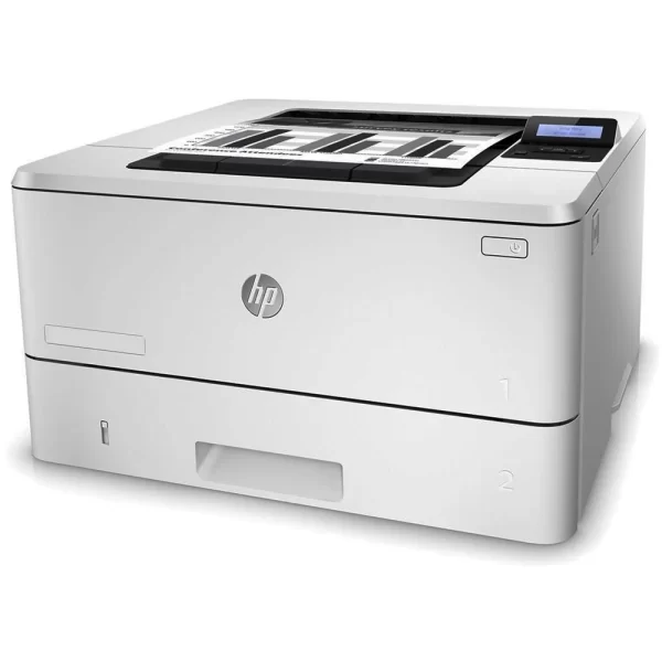 hp laserjet pro m402dne monochrome laser printer right side view