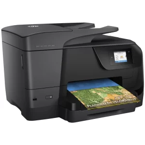 hp officejet pro 8710 all in one printer left side view
