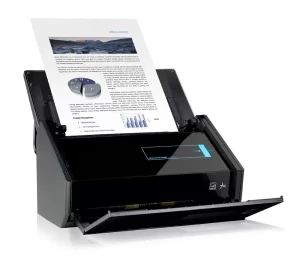 fujitsu scansnap ix500 duplex scanner side angle | Northwood Computers fujitsu scansnap ix500 duplex scanner side angle