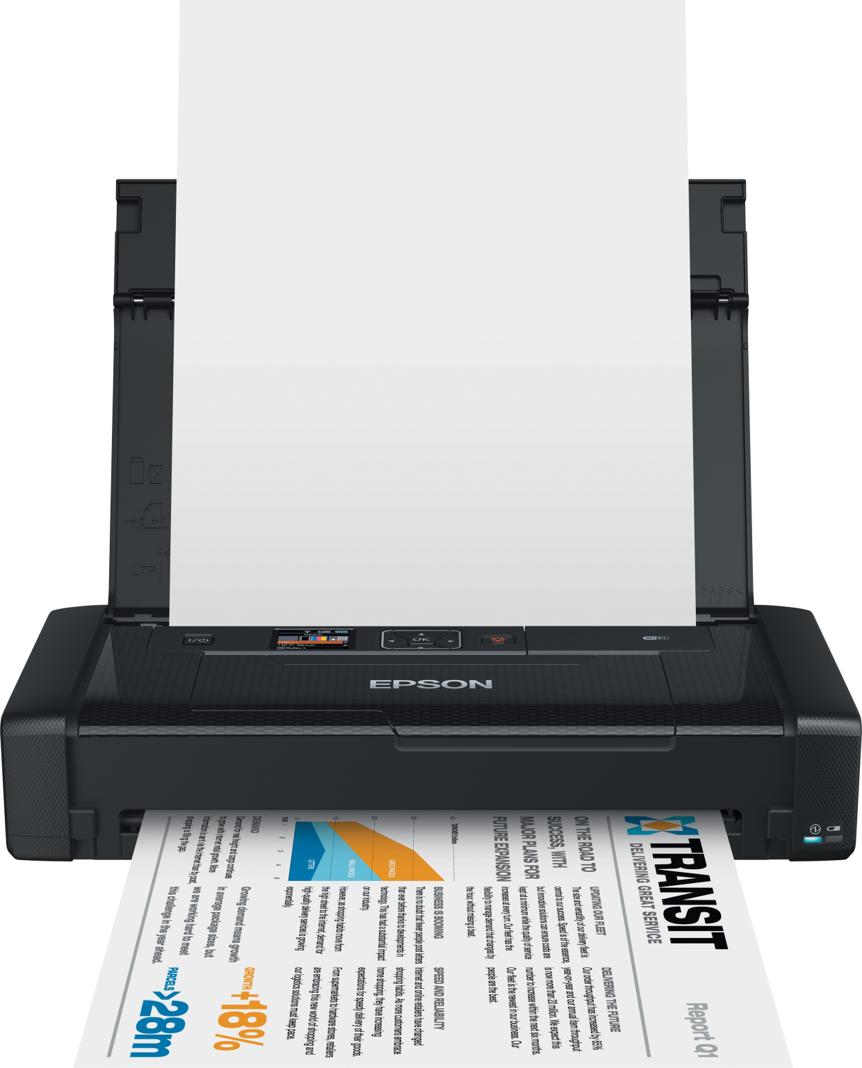 Epson Computer Set Epson WorkForce WF-100w A4 Colour InkJet Printer C11CE05402BY ...