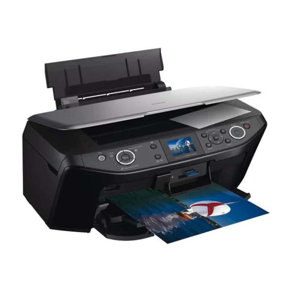 epson stylus photo rx series rx585 side