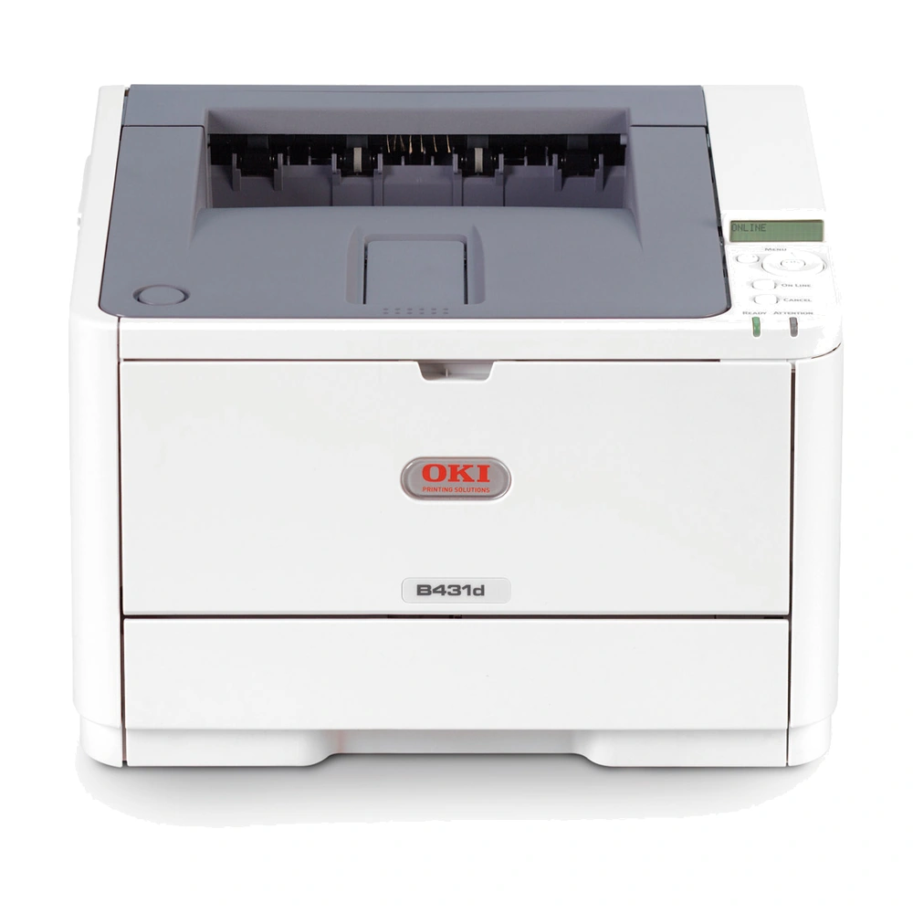 oki b400 series b431d front