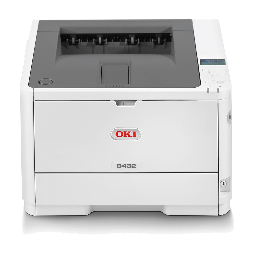 oki b4300 b432dn front