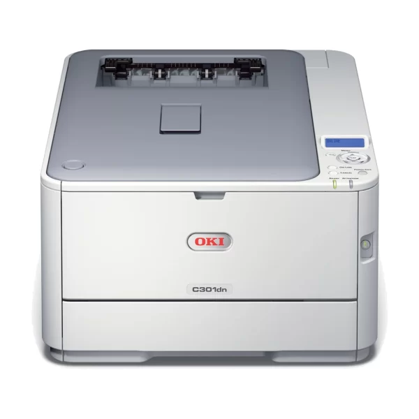 oki c300 series c301dn side