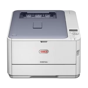 oki c300 series c331dn front