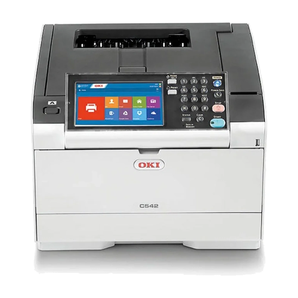 oki c500 series c542dn front