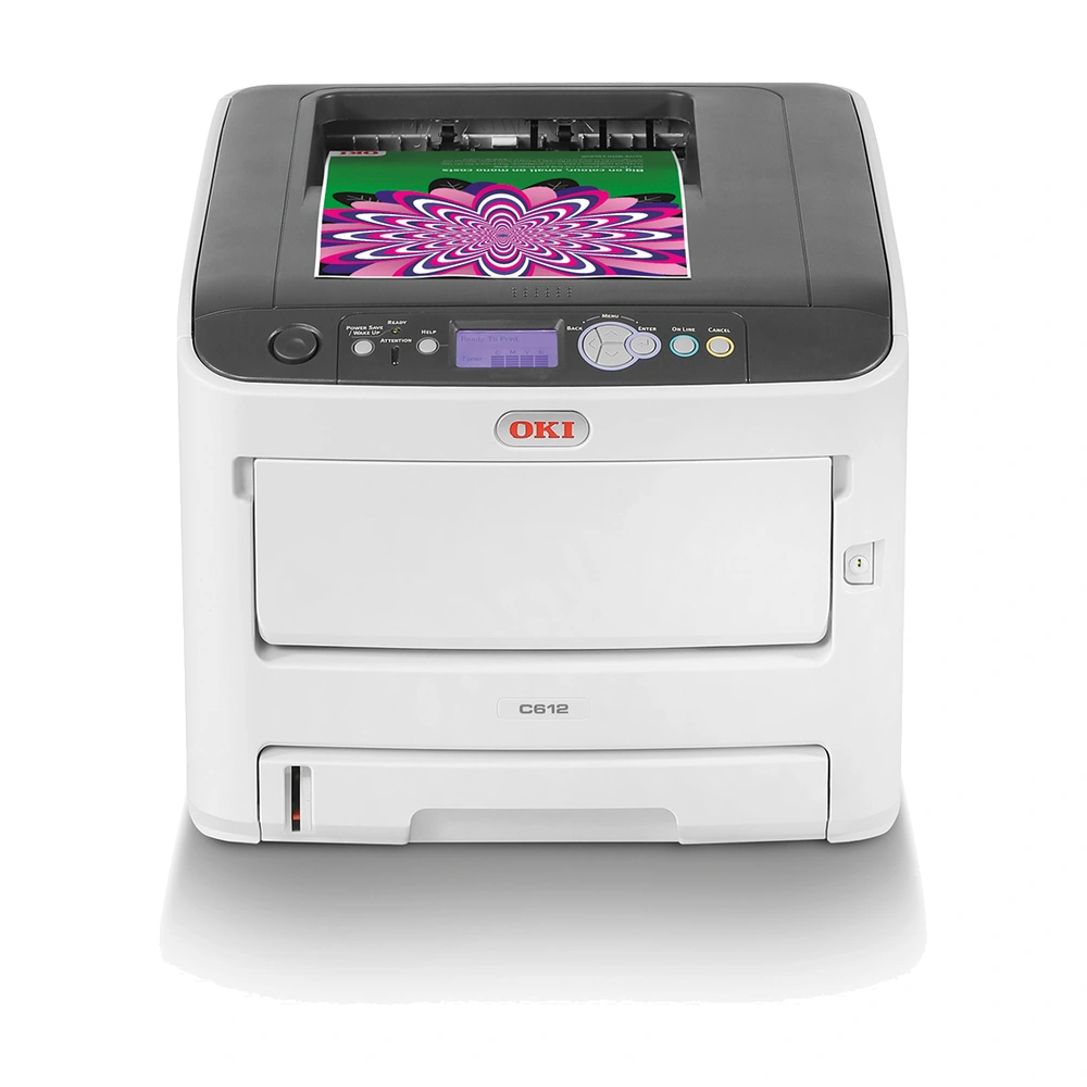 oki c600 series c612n dn front