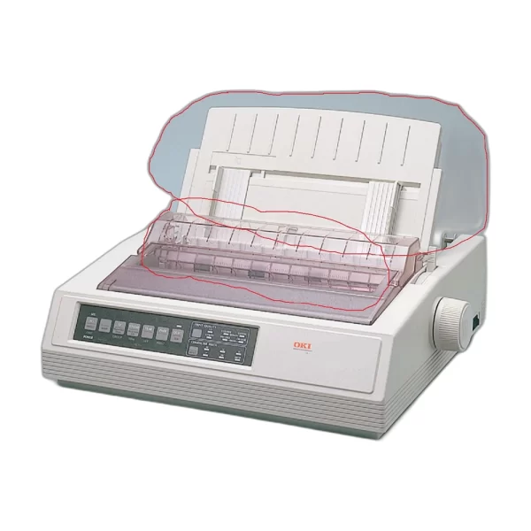 oki microline 590 e side no trays